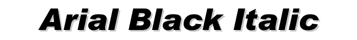 Arial%20Black%20Italic font