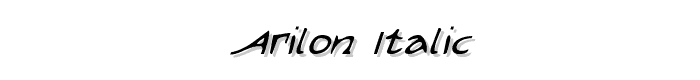 Arilon%20Italic font