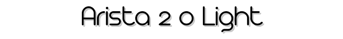 Arista%202_0%20Light font