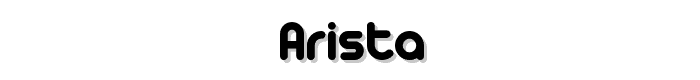 Arista font