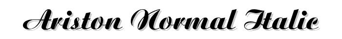 Ariston-Normal-Italic font