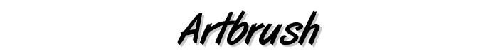 ArtBrush font