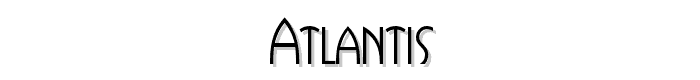 Atlantis font