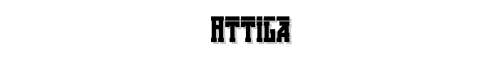 Attila font