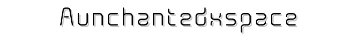 AunchantedXspace font