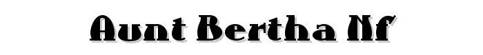 Aunt%20Bertha%20NF font