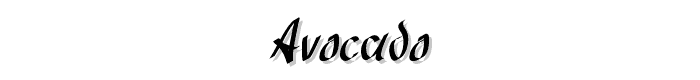 Avocado font