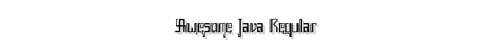 Awesome%20Java%20Regular font