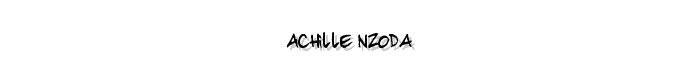 achille%20nzoda font