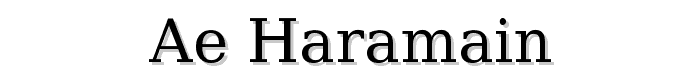 ae_Haramain font