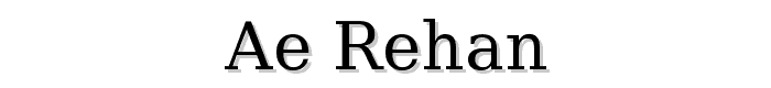 ae_Rehan font