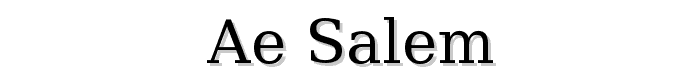 ae_Salem font