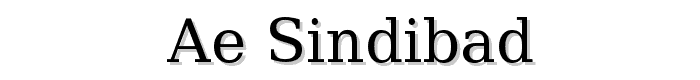 ae_Sindibad font