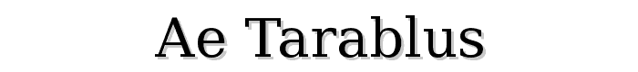 ae_Tarablus font