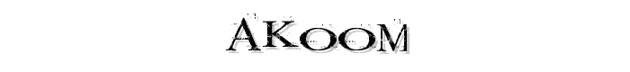 akoom font