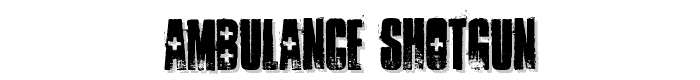 ambulance%20shotgun font