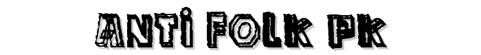 anti%20folk_pk font