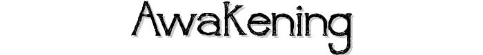 awakening font