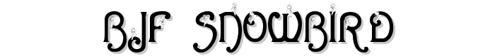 BJF%20Snowbird font