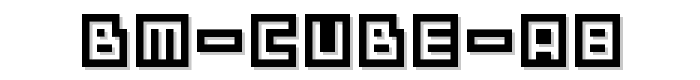 BM%20cube%20A8 font