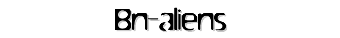 BN-Aliens font