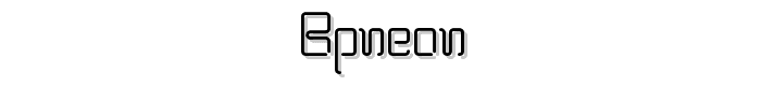 BPneon font