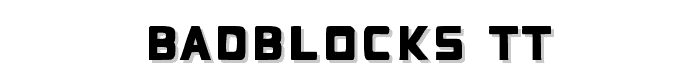 BadBlocks%20TT font