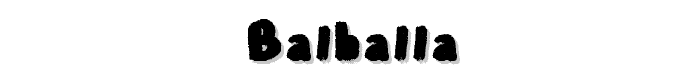 Balballa font