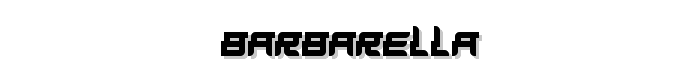 Barbarella font