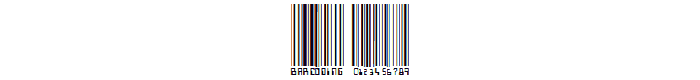 Barcoding font