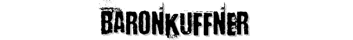 BaronKuffner font