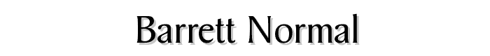 Barrett%20Normal font