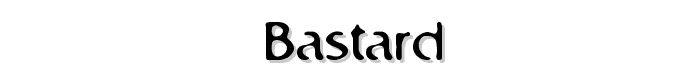 Bastard font