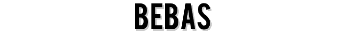 Bebas font