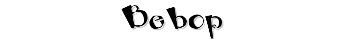 Bebop font