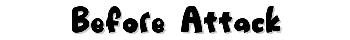 Before_Attack font