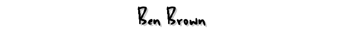 Ben%20Brown font