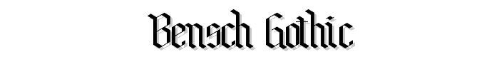 Bensch%20Gothic font