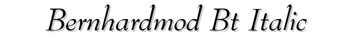 BernhardMod%20BT%20Italic font