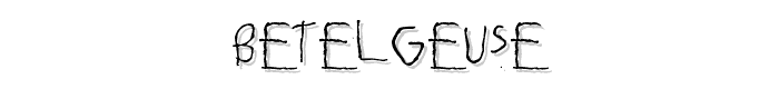 Betelgeuse font