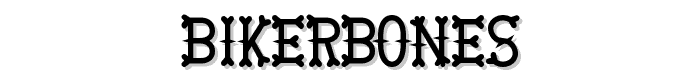 BikerBones font