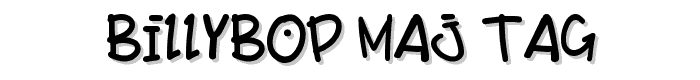 BillyBop_maj_tag font