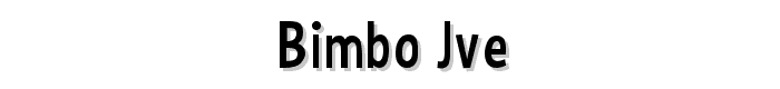 Bimbo%20JVE font