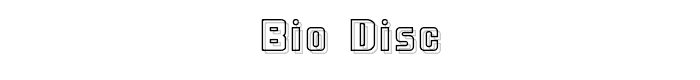 Bio-disc font