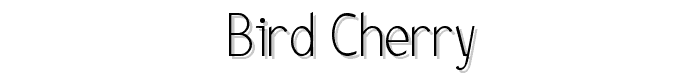 Bird%20cherry font