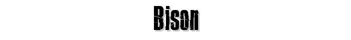 Bison font