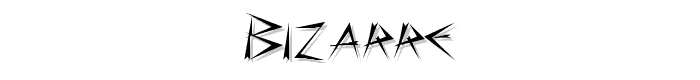 Bizarre font