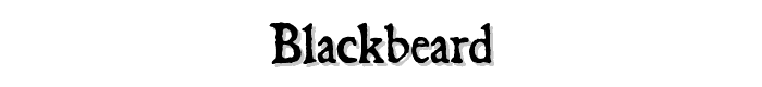 BlackBeard font