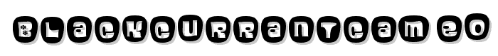 BlackcurrantCameo font