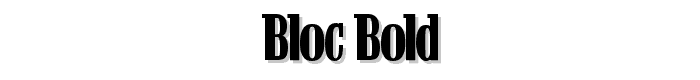 Bloc%20Bold font